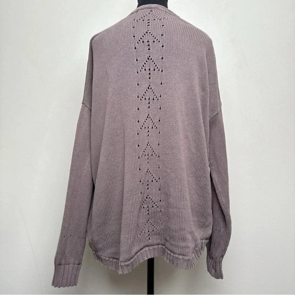 Tentree Womens Medium Anoba Open  Cotton Cardigan - Picture 3 of 15